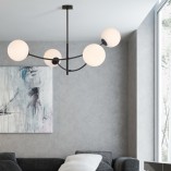 Lampa Sufitowa Hunter IV - Szklane Kule | Emibig