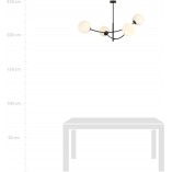 Lampa Sufitowa Hunter IV - Szklane Kule | Emibig