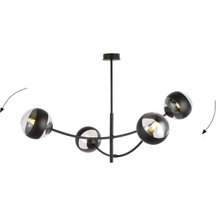 Lampa Sufitowa Hunter IV - Szklane Kule | Emibig