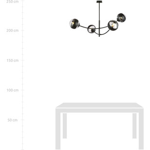 Lampa Sufitowa Hunter IV - Szklane Kule | Emibig
