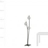 Lampa podłogowa Hunter III szklane kule | Emibig
