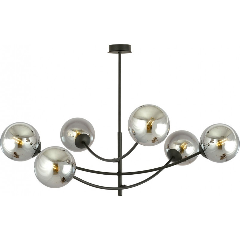 Lampa sufitowa Hunter VI - szklane kule, 89cm | Emibig
