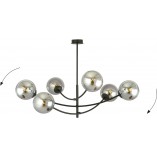 Lampa sufitowa Hunter VI - szklane kule, 89cm | Emibig