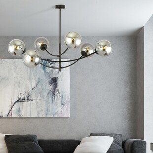 Lampa sufitowa Hunter VI - szklane kule, 89cm | Emibig