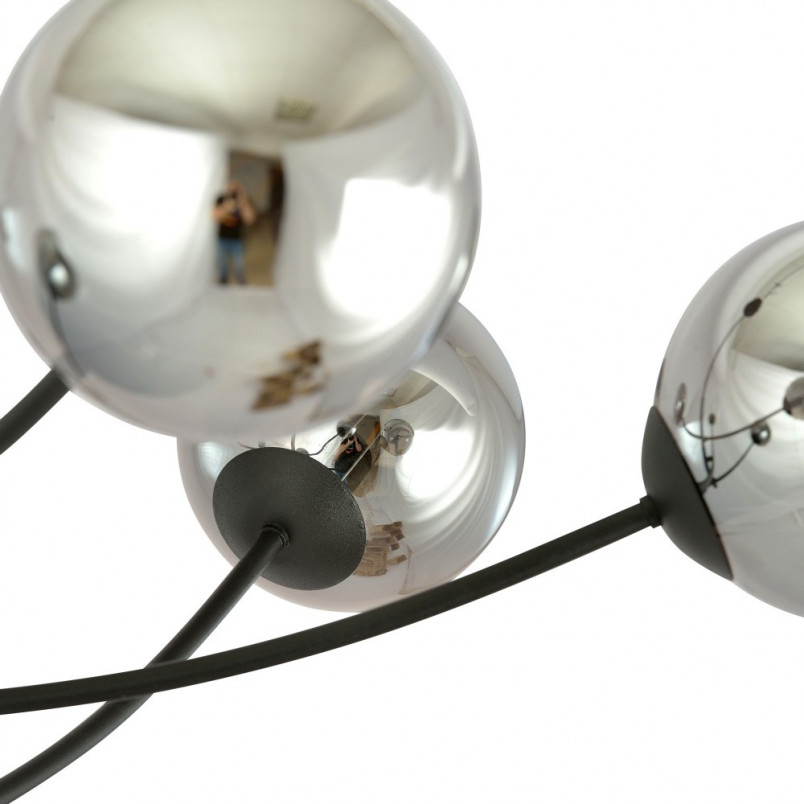 Lampa sufitowa Hunter VI - szklane kule, 89cm | Emibig