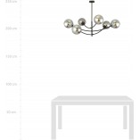 Lampa sufitowa Hunter VI - szklane kule, 89cm | Emibig