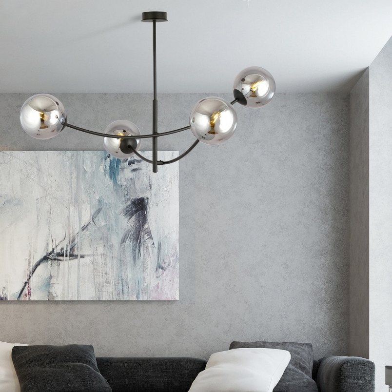 Lampa Sufitowa Hunter IV | Szklane Kule | Emibig
