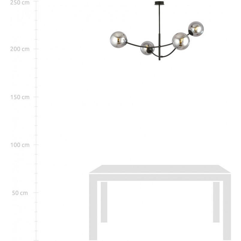 Lampa Sufitowa Hunter IV | Szklane Kule | Emibig
