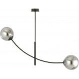 Lampa sufitowa Hunter II Emibig | Szklane kule, grafit/czarny