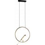 Lampa Wisząca LED Złota Tit 35cm | Step Into Design