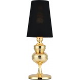 Lampa stołowa Queen czarno-złota | Step Into Design
