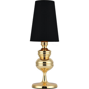 Lampa stołowa Queen czarno-złota | Step Into Design