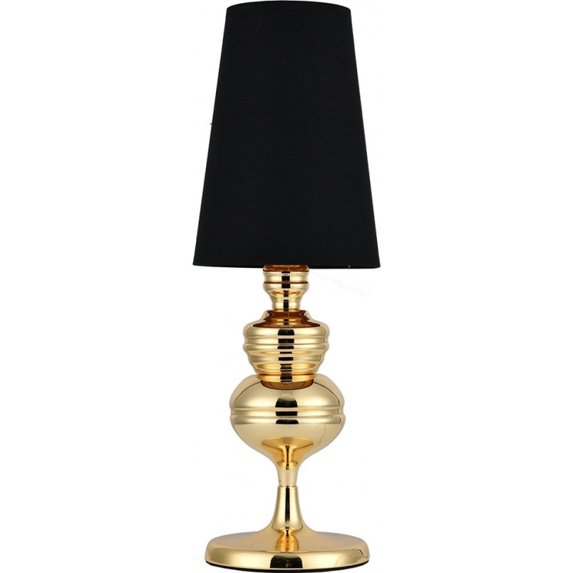 Lampa stołowa Queen czarno-złota | Step Into Design