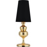 Lampa stołowa Queen czarno-złota | Step Into Design