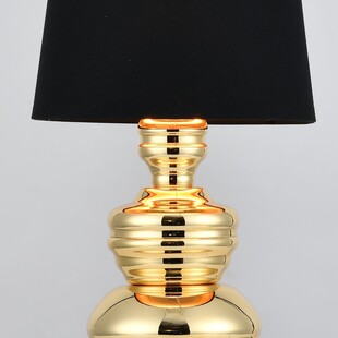 Lampa stołowa Queen czarno-złota | Step Into Design