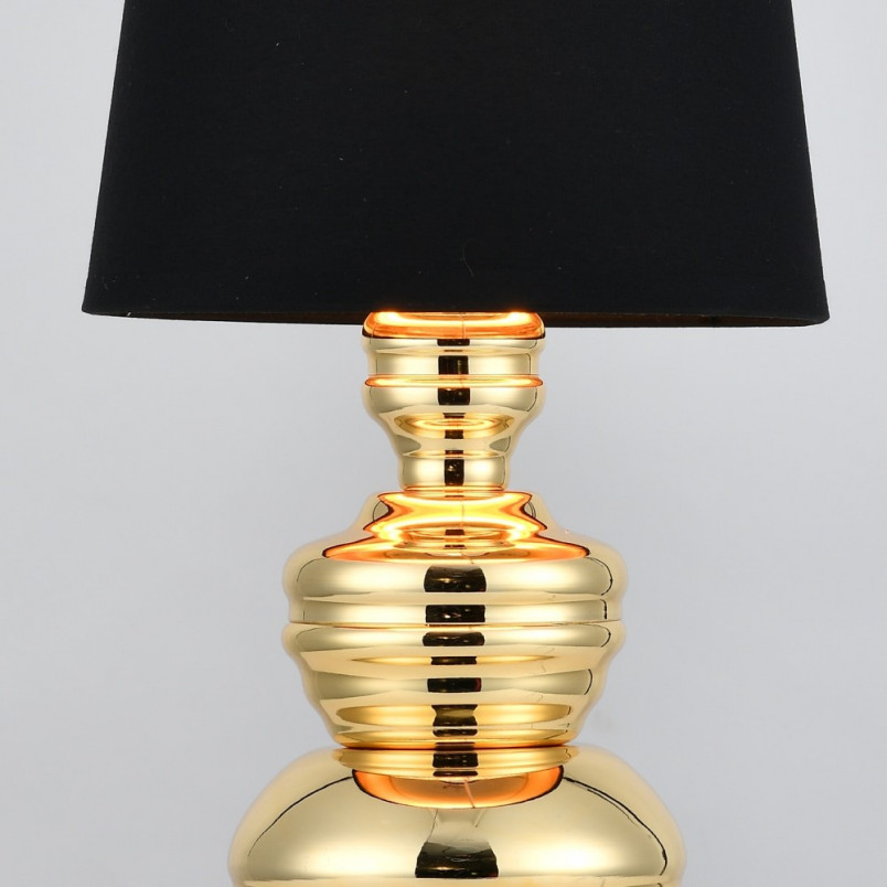 Lampa stołowa Queen czarno-złota | Step Into Design