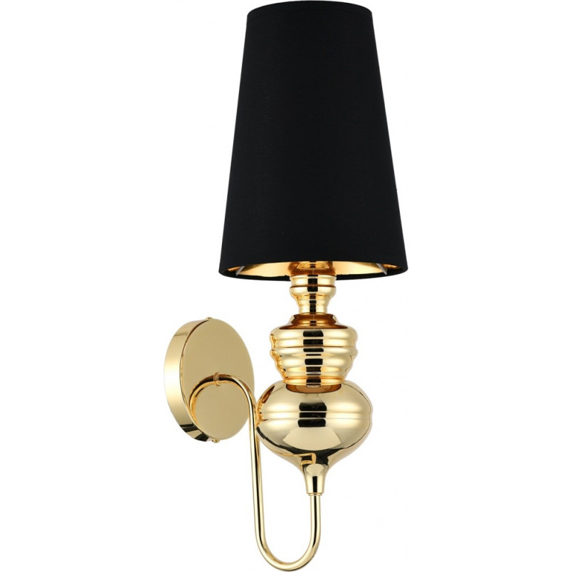Kinkiet Queen czarno-złoty | Step Into Design - Odkryj elegancję!