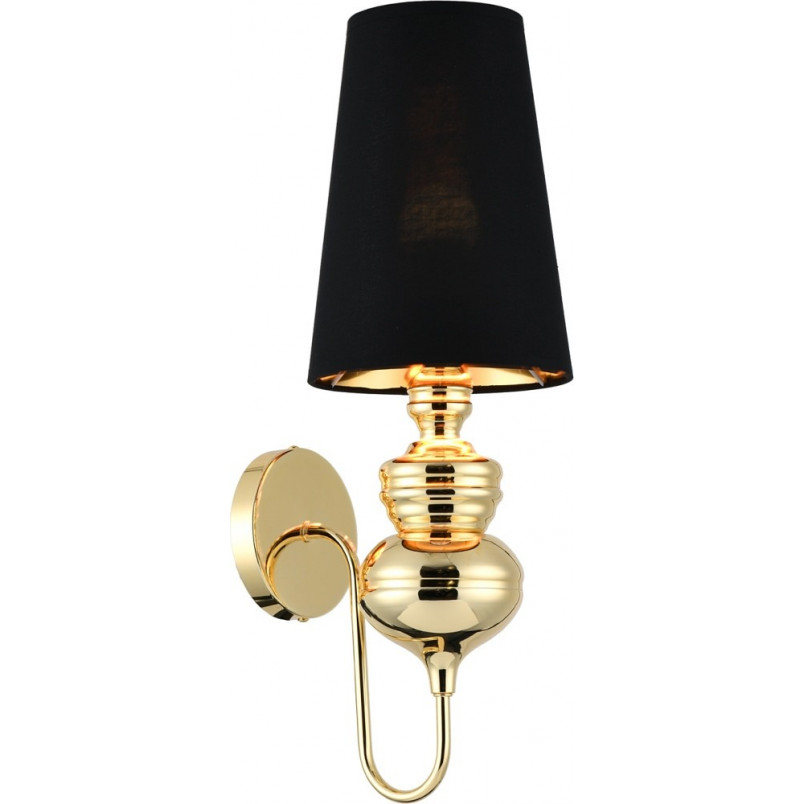 Kinkiet Queen czarno-złoty | Step Into Design - Odkryj elegancję!