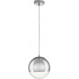 Lampa wisząca Flash - Kula szklana chrom | Step In Design