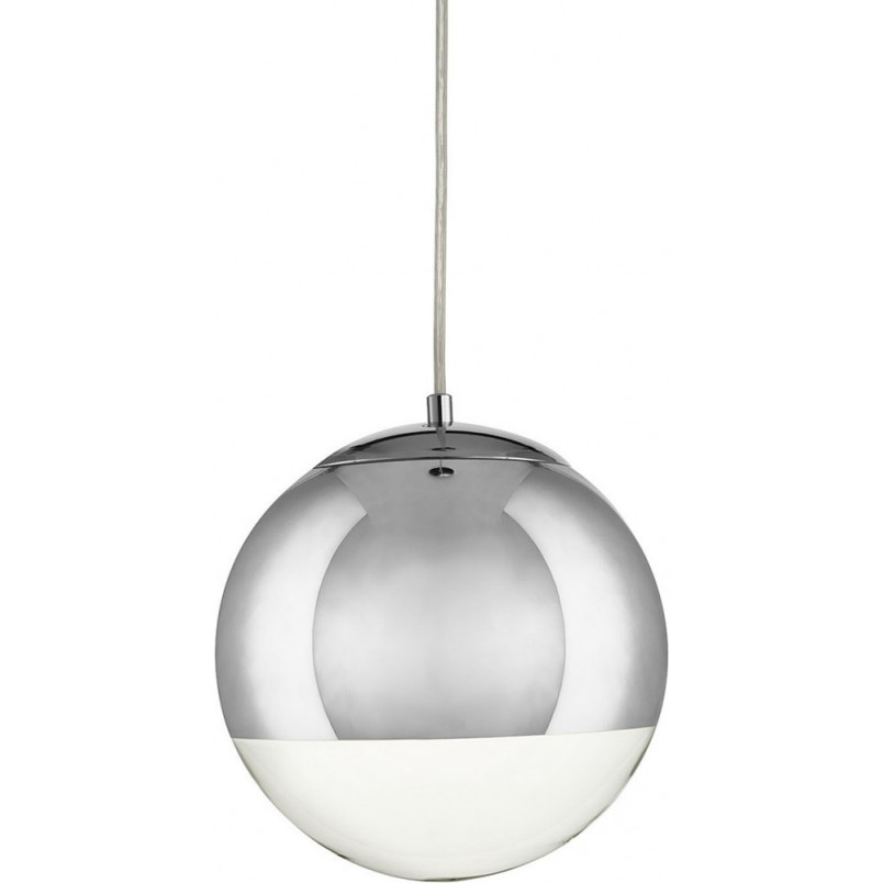 Lampa wisząca Flash - Kula szklana chrom | Step In Design