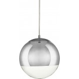 Lampa wisząca Flash - Kula szklana chrom | Step In Design