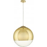 Lampa wisząca złota Step Flash 40cm - Elegancki design
