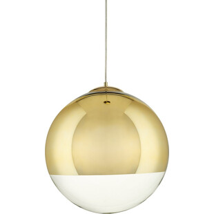 Lampa wisząca złota Step Flash 40cm - Elegancki design