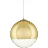 Lampa wisząca złota Step Flash 40cm - Elegancki design
