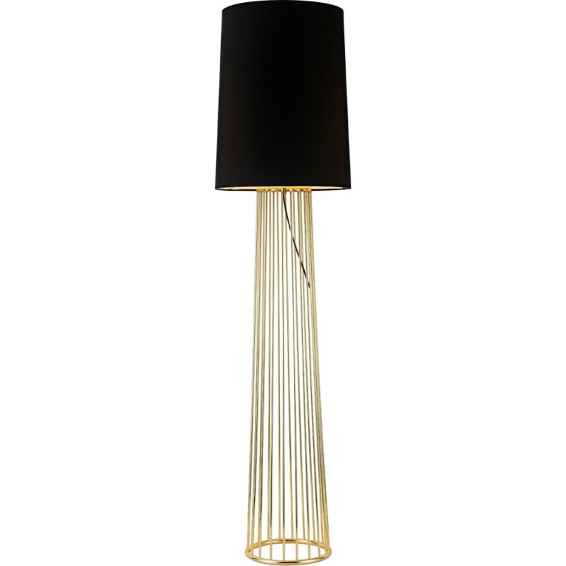 Lampa podłogowa czarno-złota Filo 156 | Step Into Design