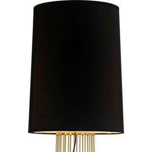 Lampa podłogowa designerska Filo 156 czarno-złota Step Into Design