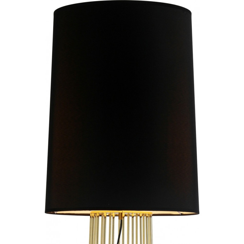 Lampa podłogowa czarno-złota Filo 156 | Step Into Design