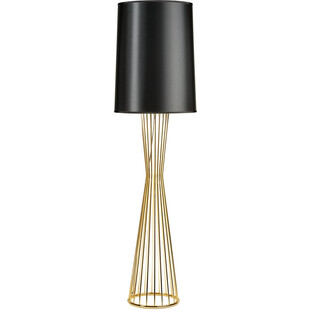 Lampa podłogowa designerska Filo 145 czarno-złota Step Into Design