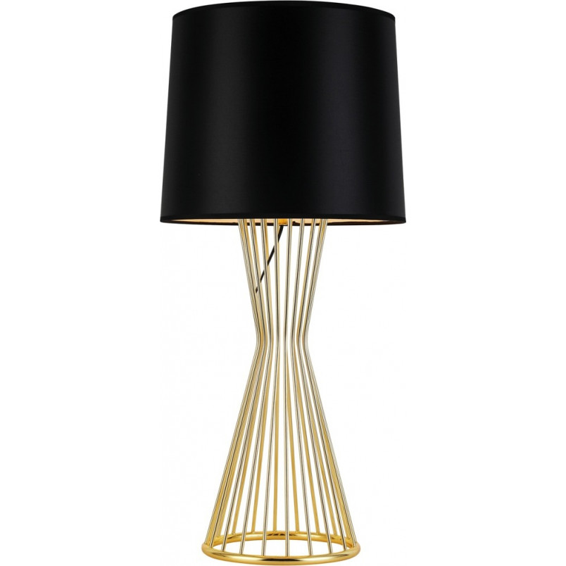 Lampa stołowa Filo czarno-złota | Step Into Design