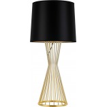 Lampa stołowa Filo czarno-złota | Step Into Design