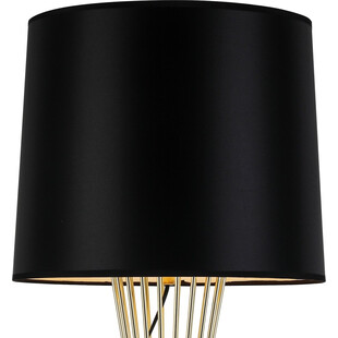 Lampa stołowa Filo czarno-złota | Step Into Design