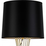 Lampa stołowa Filo czarno-złota | Step Into Design
