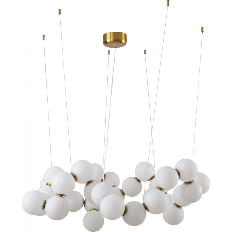Lampa wisząca Coralli | Designerska lampa z białymi kulami | Step