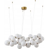 Lampa wisząca Coralli | Designerska lampa z białymi kulami | Step