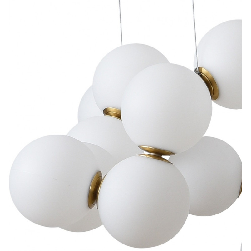 Lampa wisząca Coralli | Designerska lampa z białymi kulami | Step