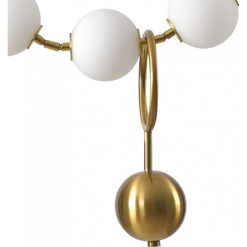 Lampa wisząca Coralli L LED - Designerski żyrandol z białymi kulami | Step Into