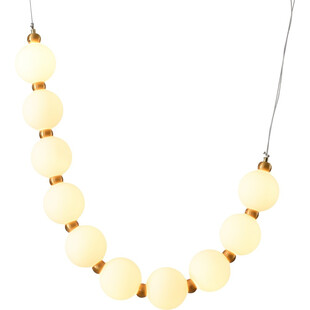 Lampa wisząca designerska szklane kule Coralli S LED 120cm biała Step Into Design