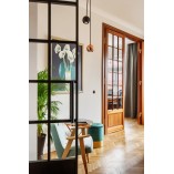 Pufa welurowa Velvet z schowkiem | Moos Home - Zielona