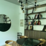 Lampa Wisząca Astrifero X - Designerski Żyrandol Czarno-Bursztynowy | Step