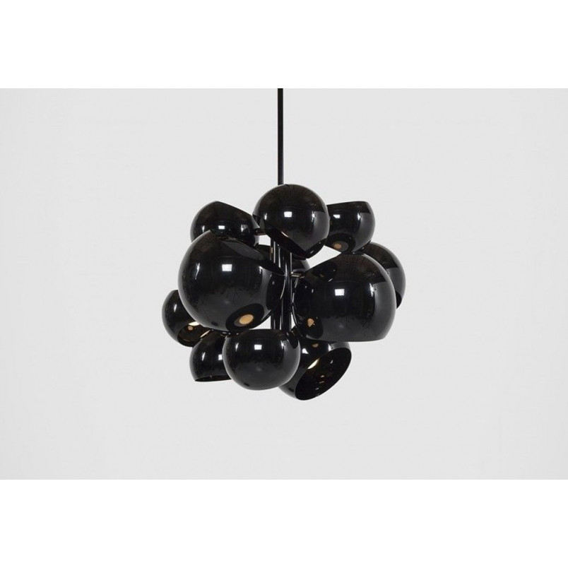 Lampa wisząca Astronomy XI | Czarna, metalowa, 11 punktów | Step