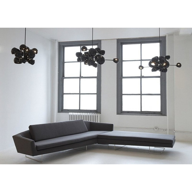 Lampa wisząca Astronomy XI | Czarna, metalowa, 11 punktów | Step