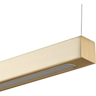 Złota lampa wisząca LED Beam 100cm | Step Into Design