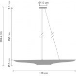Lampa wisząca Black Tube 100cm | Step Design - Elegancki Design