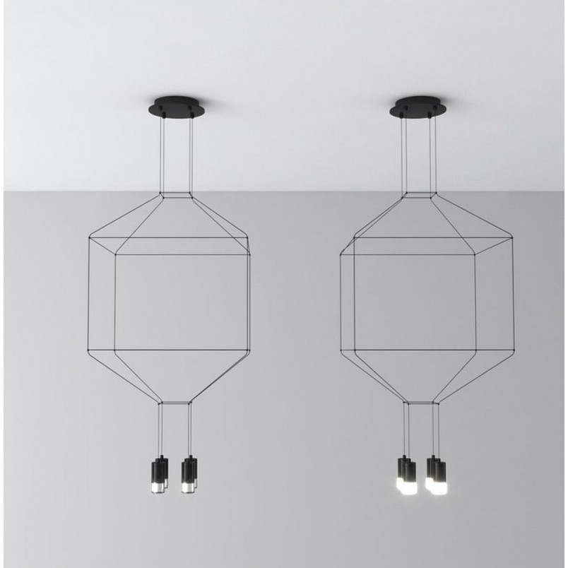 Lampa Wisząca Linea Czarna - Step Into Design | Nowoczesny Design