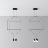 Lampa Wisząca Linea Czarna - Step Into Design | Nowoczesny Design