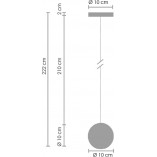 Lampa wisząca Starlight - szklana kula 10cm | Step Into Design